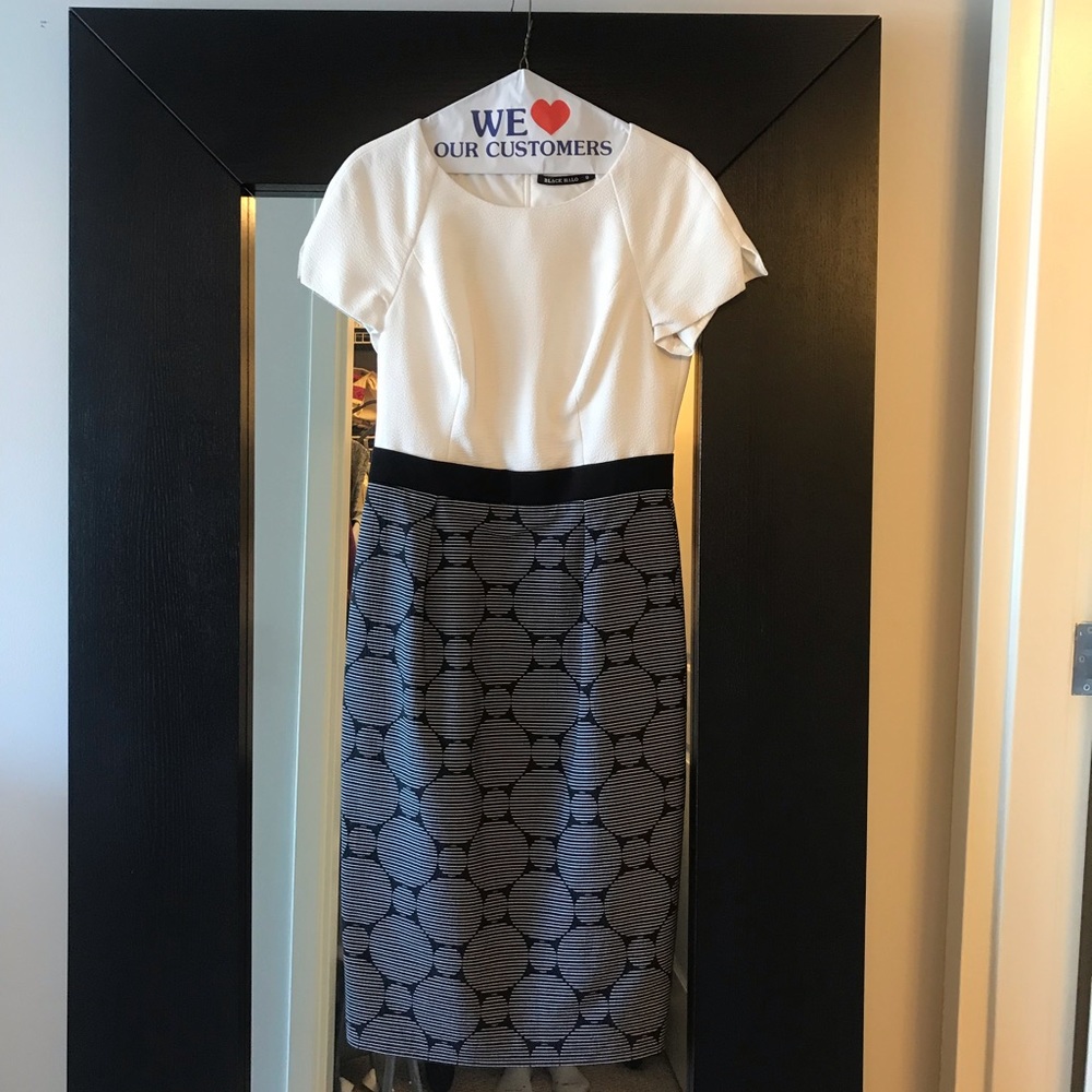 Black Halo sheath dress